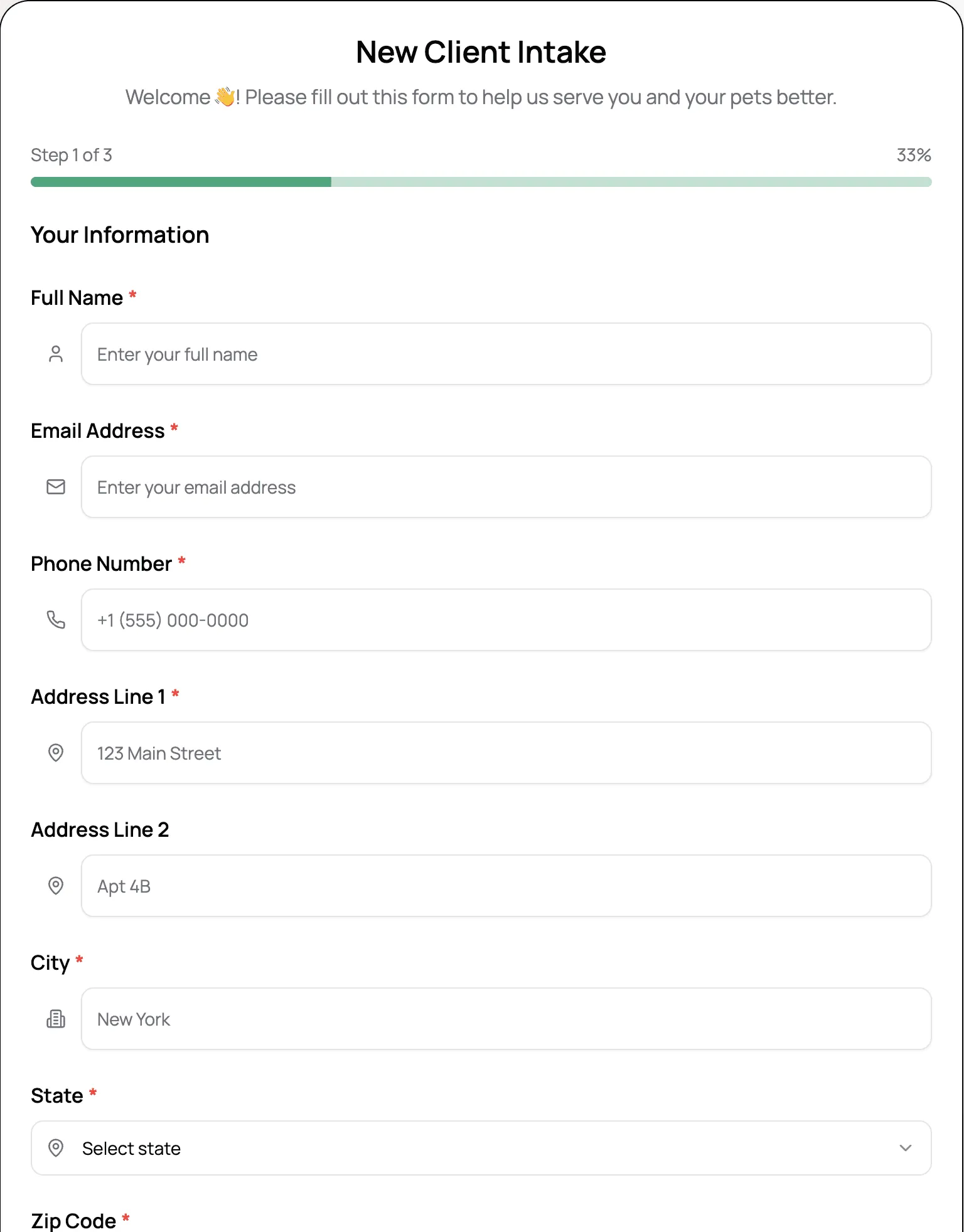 Form preview
